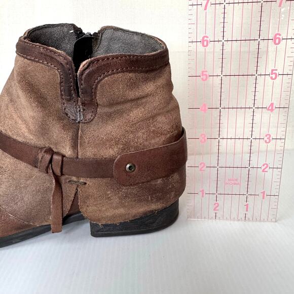 MIZ MOOZ Seymour Bootie EU Size 40 Leather Cowgirl Slouchy Boho Western Slouchy - Picture 13 of 13